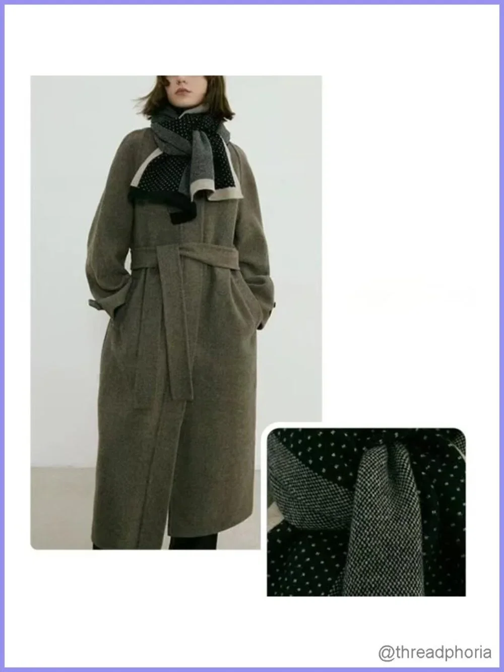 Women's Elegant Striped Winter Knit Scarf, Thick Acrylic Wrap